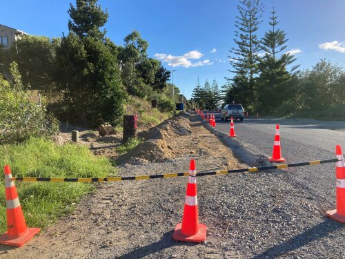 Molesworth Drive shared path works 